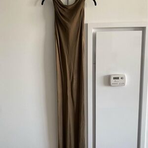 Zara Olive Midi Dress